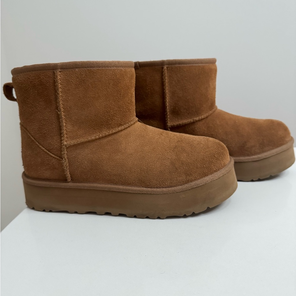 UGG Brown Suede Ankle Boots
